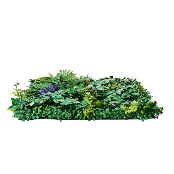 Tekonurmiseinäpaneelit, 50x50x5 cm, vihreä, näkösuoja sisustukseen