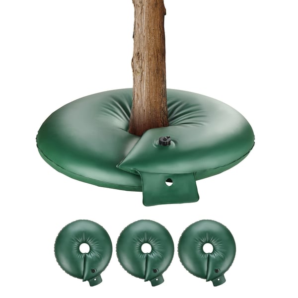 Trævandingsring, 20 gallon, sæt af 4, PVC, vandingssystem