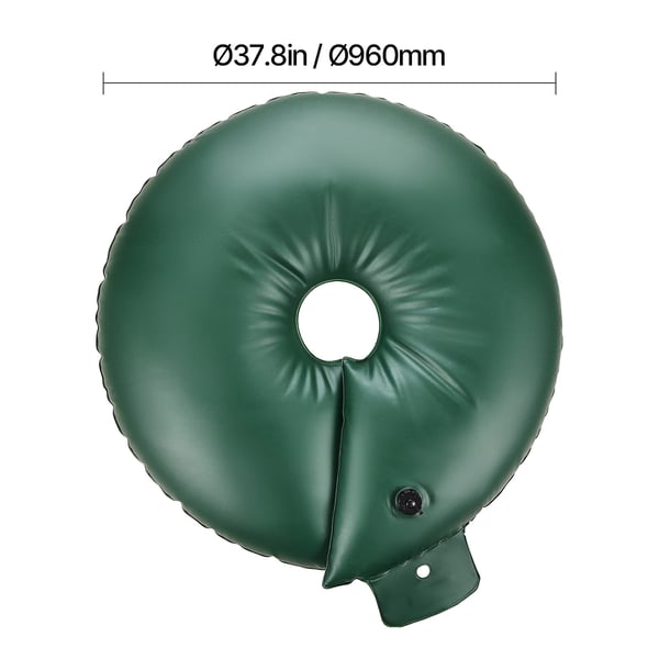 Trævandingsring, 20 gallon, sæt af 4, PVC, vandingssystem