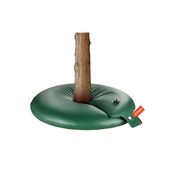 Trævandingsring, 20 gallon, sæt af 4, PVC, vandingssystem