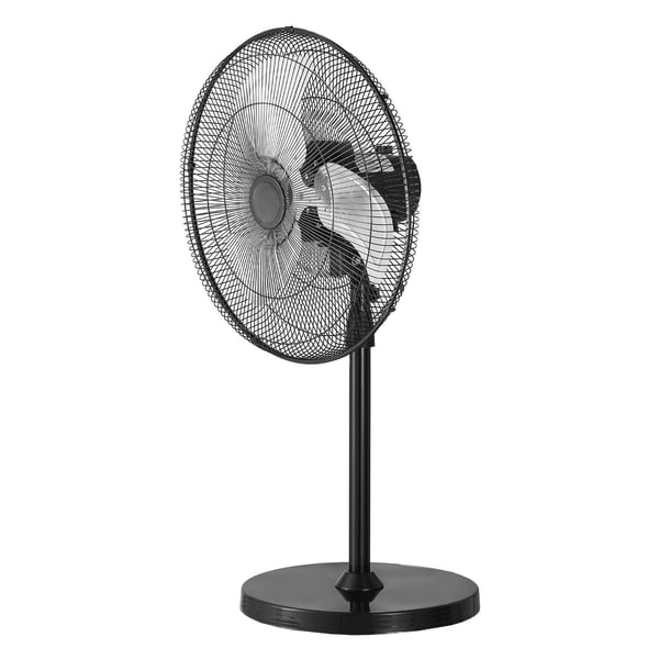 Søjleventilator, 57x45x110,5 cm, Sort, Justerbar højde