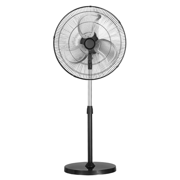 Søjleventilator, 57x45x110,5 cm, Sort, Justerbar højde