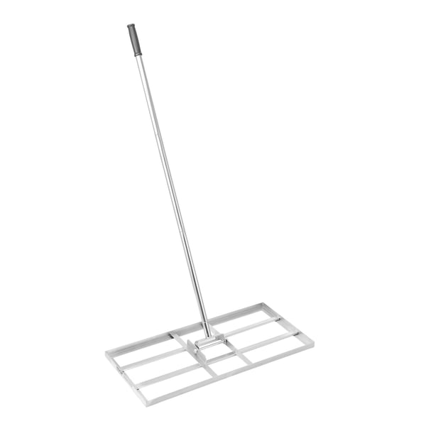 Planeringskratta för gräsmatta, 76,2x35,5x219 cm, Silver, Kolstål