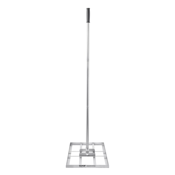 Planeringskratta för gräsmatta, 76,2x35,5x219 cm, Silver, Kolstål