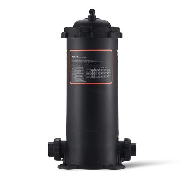 Poolfilter, 380x380x710 mm, lækagesikker, filtreringssystem