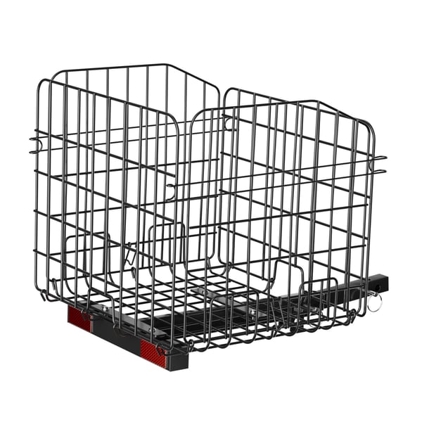 Scooter bakre korg, 45x45x39 cm, fällbar metall
