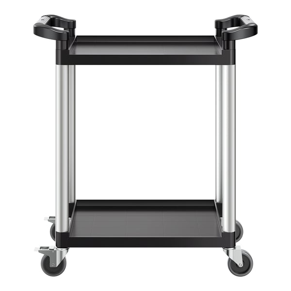 Serveringsvagn, 80x41x94,5 cm, Svart, Plast
