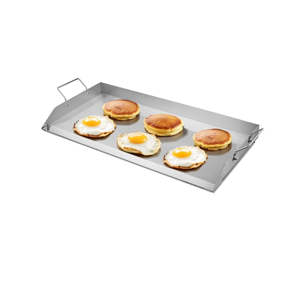 Stekhäll, Rostfritt Stål Flat Top 81x41 cm, Silver, Portabel Köksutrustning