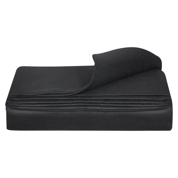 Poolforingsunderlag, 549 cm rund, sort, geotekstilmateriale