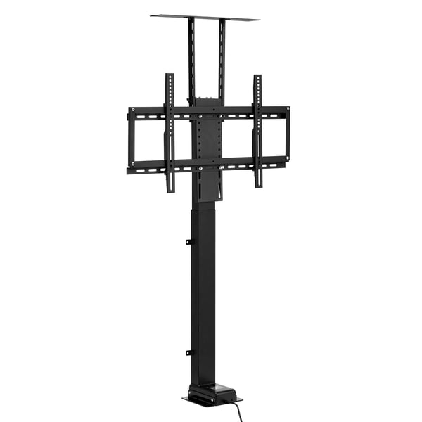 Motoriseret TV-liftstativ, 72,5x17,5x75,5-204 cm, stål