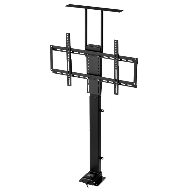 Motoriseret TV-liftstativ, 72,5x17,5x75,5-204 cm, stål
