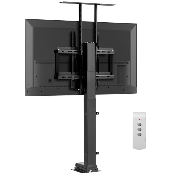 Motoriseret TV-liftstativ, 48,5x17,5x60-153,5 cm, Justerbar, Stål