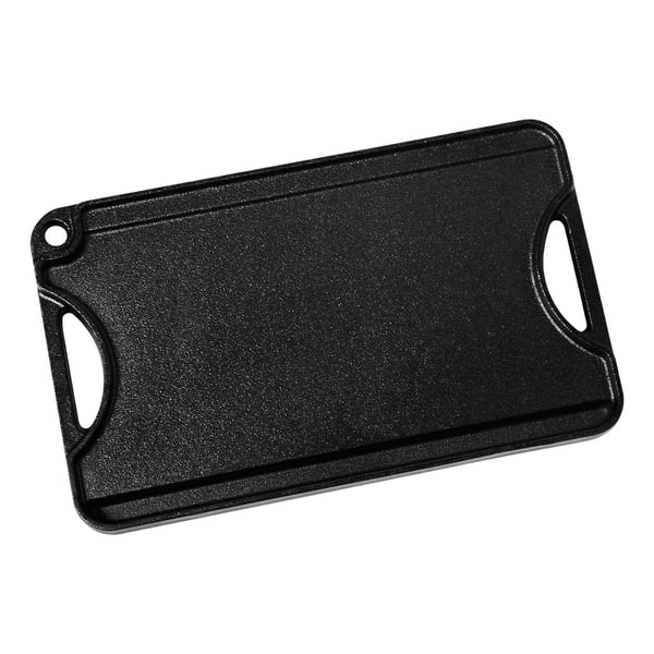 Grill og stegeplade, 35,6x21,6 cm, Sort, Støbejern