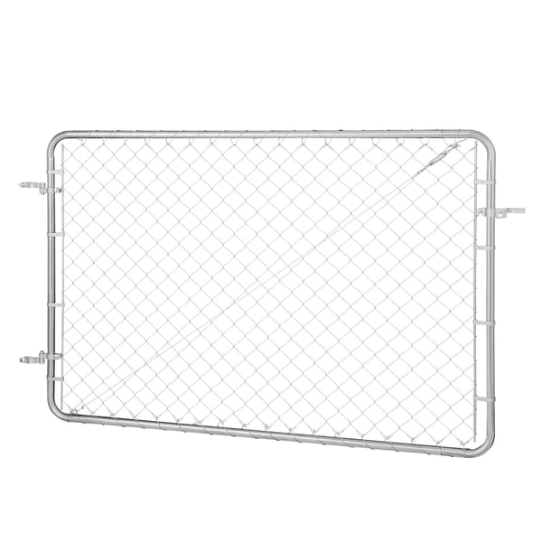Kædeledningslåge, 183x122 cm, Galvaniseret, Justerbar, Metal