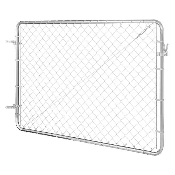 Kædeledningslåge, 183x122 cm, Galvaniseret, Justerbar, Metal