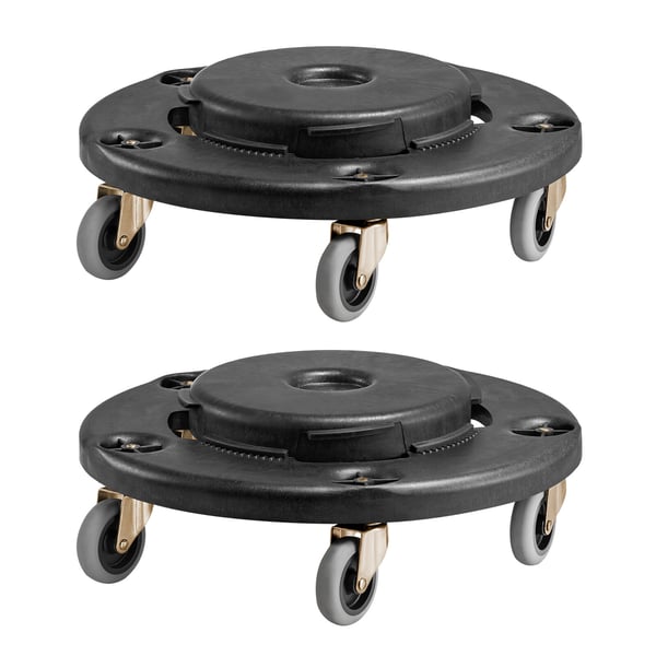 Soptunnedolly, 45,5x15,5 cm, Svart, Extra robust