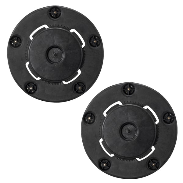 Soptunnedolly, 45,5x15,5 cm, Svart, Extra robust