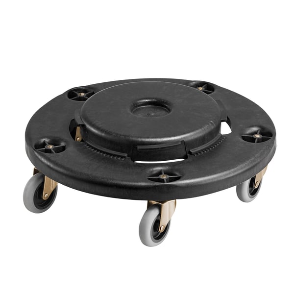 Soptunne-vagn, 45,5x15,5 cm, Svart, Extra robust