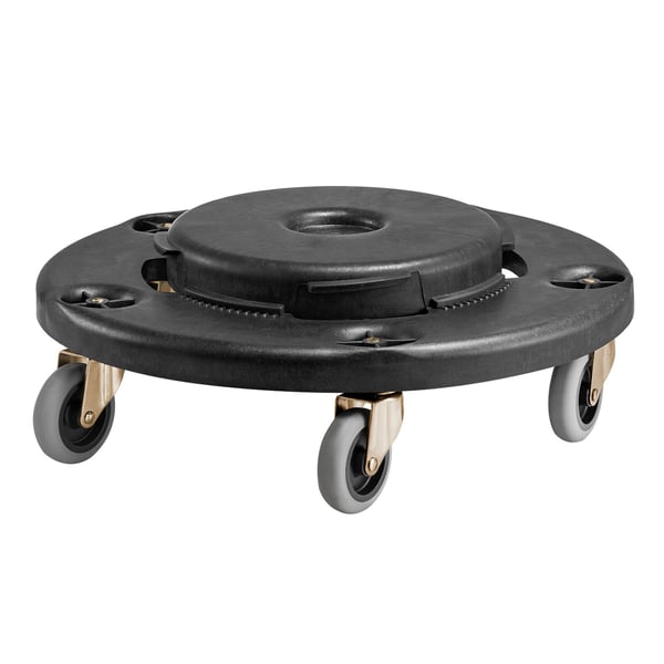 Soptunne-vagn, 45,5x15,5 cm, Svart, Extra robust