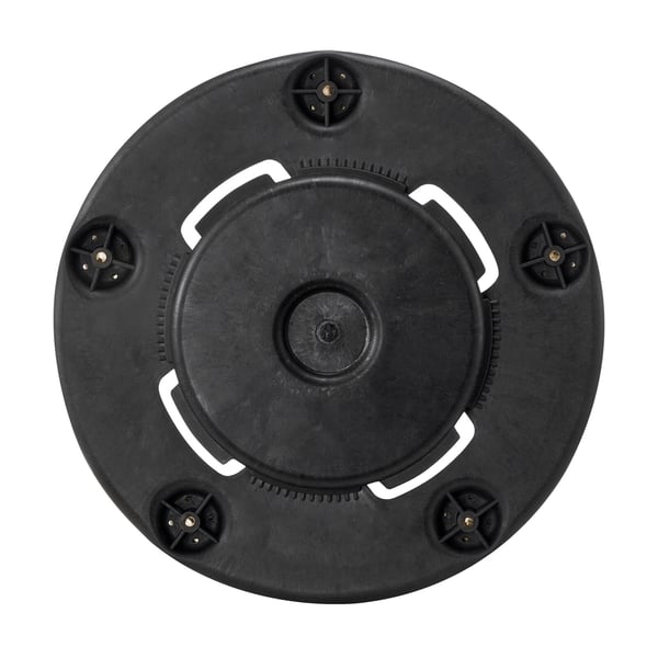 Soptunne-vagn, 45,5x15,5 cm, Svart, Extra robust
