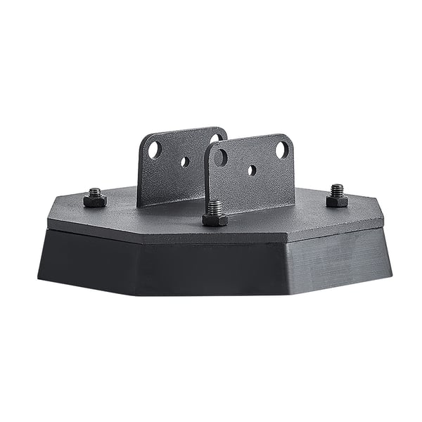 Asuntovaunun tasausalustat, 4 kpl, 20.3x20.3x7.6 cm, kumi