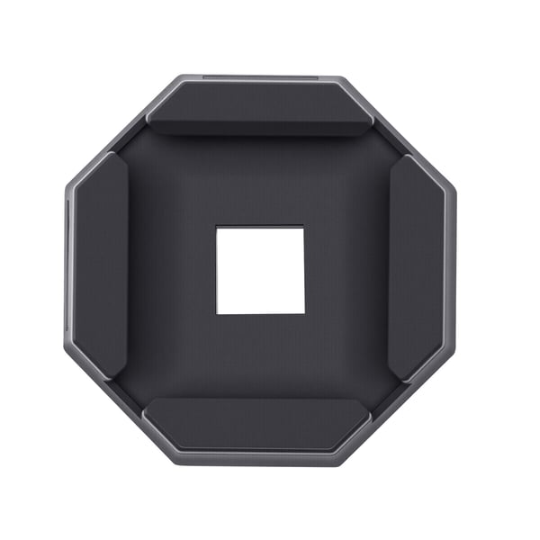 RV nivelleringspuder, 20,3x20,3x4,9 cm, gummi, skridsikker overflade