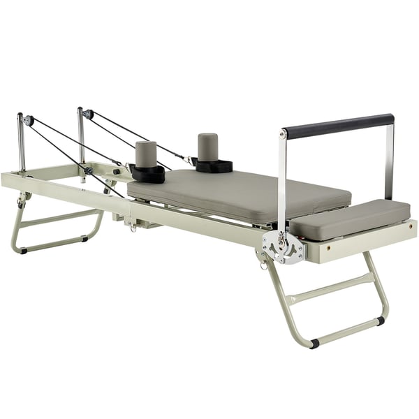 Pilates Reformer, 208x56x72,5 cm, taitettava kuntoilulaite