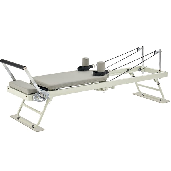 Pilates Reformer, 208x56x72,5 cm, taitettava kuntoilulaite