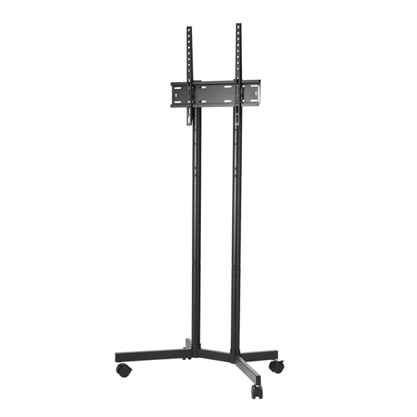 TV-bord, Rullende mobil TV-vogn højdejusterbar, 69,5x46x135,5~154 cm
