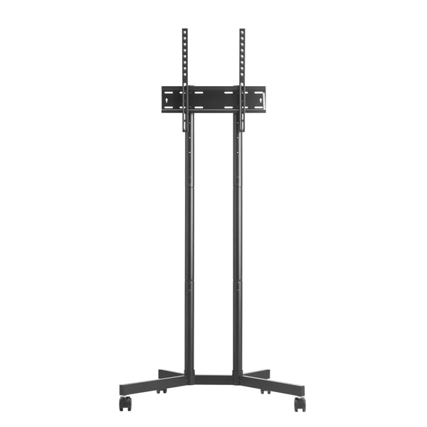 TV-bord, Rullende mobil TV-vogn højdejusterbar, 69,5x46x135,5~154 cm