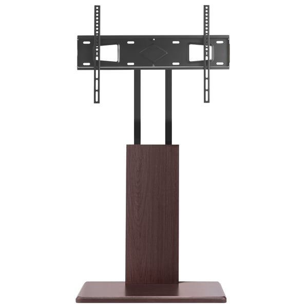 TV-bänk, Universal bordsstativ, 66x40x106,5-134 cm, Justerbar, Svart, Metall