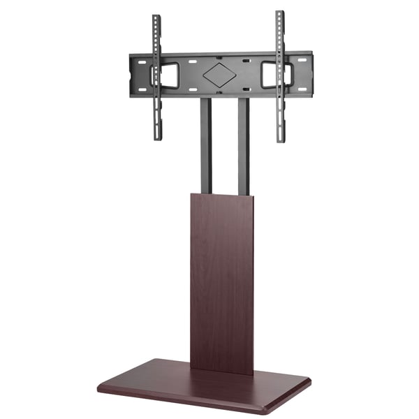 TV-bord, Universalt bordstativ, 66x40x106,5-134 cm, Justerbart, Sort, Metal