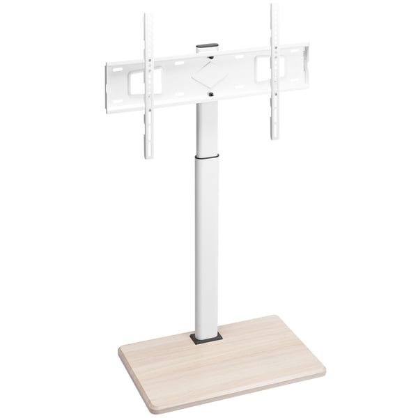 TV-bord, Rullende mobil TV-vogn, 66x38x114,5-135 cm, Justerbar, Metal