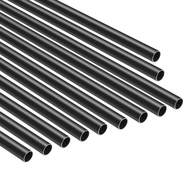 Trappebalustre, 101 stk., 1,9x91,4 cm, Sort, Aluminium