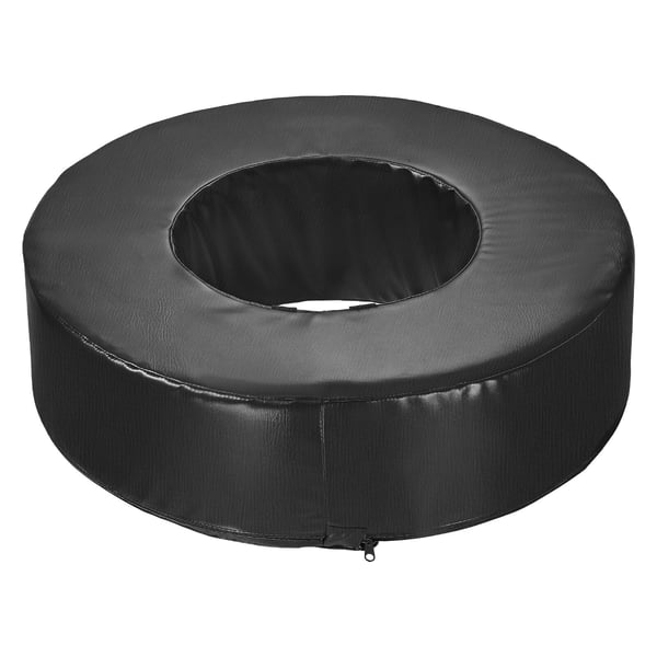 Jalkapallon taklauspyörä, 70,5x20 cm, musta, vedenpitävä PVC-harjoitusväline