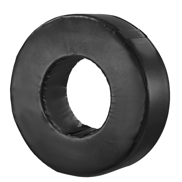 Jalkapallon taklauspyörä, 70,5x20 cm, musta, vedenpitävä PVC-harjoitusväline