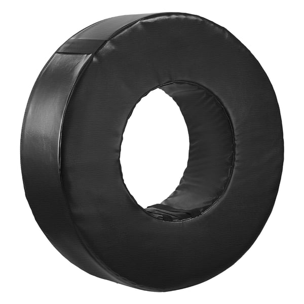Jalkapallon taklauspyörä, 70,5x20 cm, musta, vedenpitävä PVC-harjoitusväline