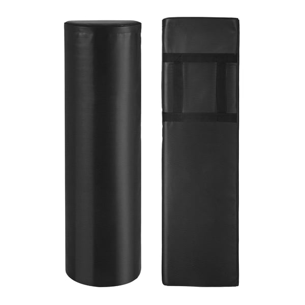 Jalkapallon taklaustyyny, 108x31x15.5 cm, musta, PVC