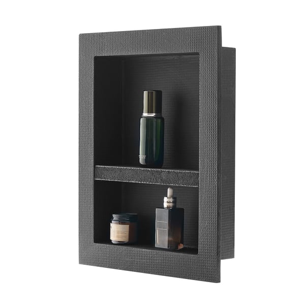 Bruseniche, 40,6x50,8x10,2 cm, Sort, Vandtæt Opbevaring