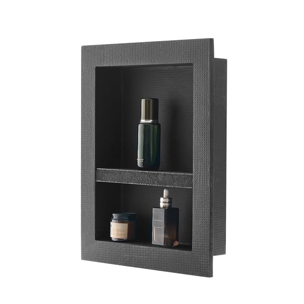 Bruseniche, 40,6x50,8x10,2 cm, Sort, Vandtæt Opbevaring