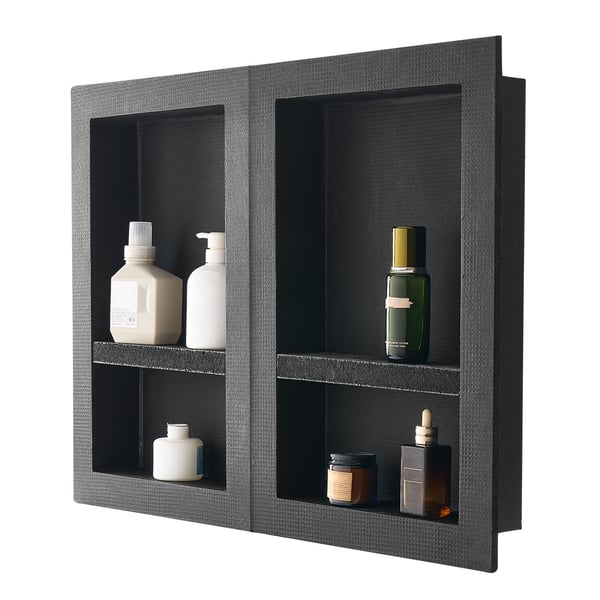 Bruseniche, 10.2x40.6x61 cm Sort, Opbevaring, Vandtæt