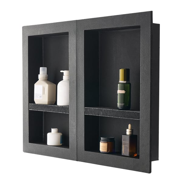 Bruseniche, 10.2x40.6x61 cm Sort, Opbevaring, Vandtæt