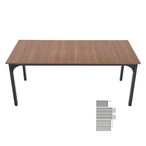 Matbord, 180x80x75 cm, Brun, Trä och Järn