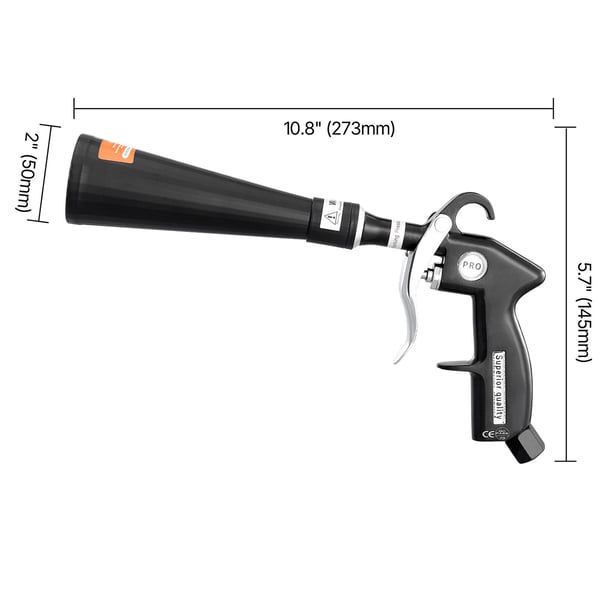 Bilrensepistol, 27,5x14x5 cm, Højtryk, Aluminium