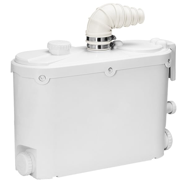 Maceratorpumpe, 500W, 420x140x270 mm, Spildevandsbortskaffelse