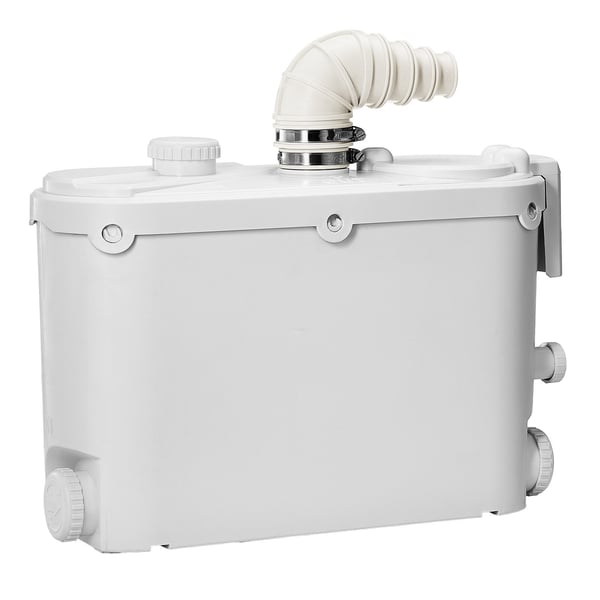 Maceratorpumpe, 500W, 420x140x270 mm, Spildevandsbortskaffelse