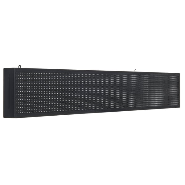 Programmerbart LED-skilt, 131x19x5,5 cm, Fuld farve, Reklameskærm