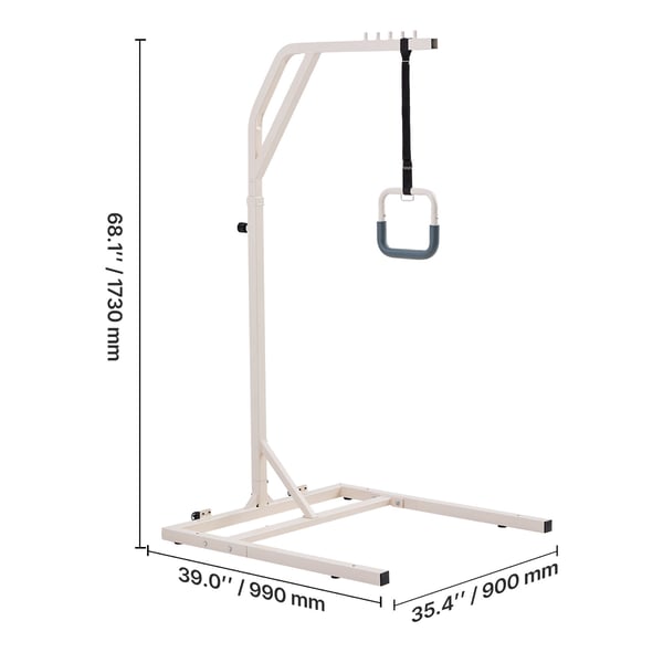 Trapezstang, 99x90x173 cm, højdejusterbar, stål