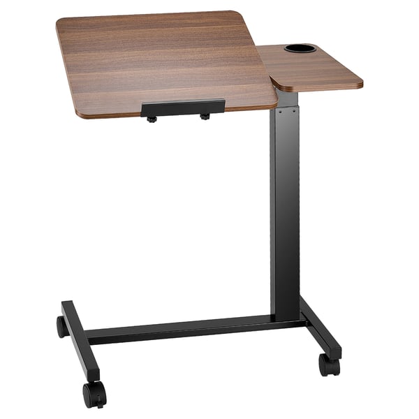 Sängbord 70x40x70,5-108,5 cm Svart Trä Justerbart