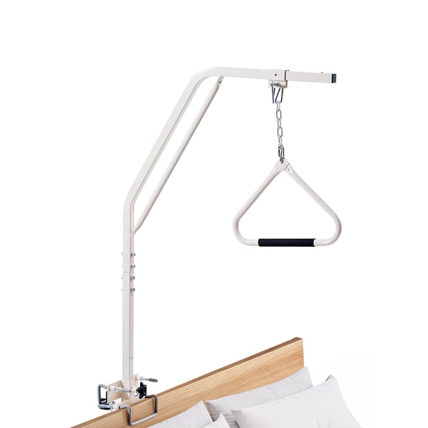 Sängyn siirtotanko, 84x21x155 cm, metalli, säädettävä, lääkinnällinen apuväline